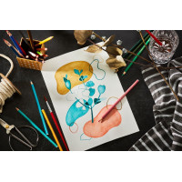 STABILO Súprava pasteliek Aquacolor Arty 24ks