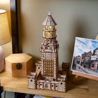 UGEARS Svietiace 3D puzzle Alexandrijský maják 340 dielikov