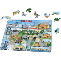 Larsen Vzdelávacie puzzle Praha Pamiatky 66 dielikov