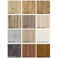 Závesný televízny stolík MODERN - 150x40x35 cm - s madlami