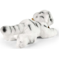 Rappa Plyšový tiger biely ležiaci 17 cm ECO-FRIENDLY