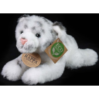 Rappa Plyšový tiger biely ležiaci 17 cm ECO-FRIENDLY