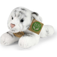 Rappa Plyšový tiger biely ležiaci 17 cm ECO-FRIENDLY