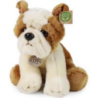 Rappa Plyšový pes buldog 26 cm ECO-FRIENDLY