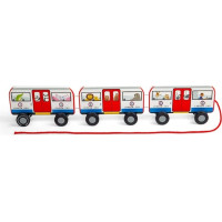 Bigjigs Toys Ťahacia hračka Londýnske metro