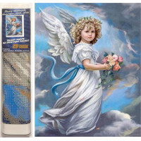 Norimpex Diamantové maľovanie Cherubín 30x40cm