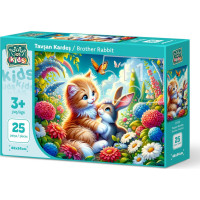 ART PUZZLE Puzzle Brašna králiček 25 dielikov