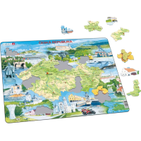 LARSEN Puzzle Česká republika pamiatky 78 dielikov
