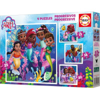 EDUCA Puzzle Disney Ariel 4v1 (12,16,20,25 dielikov)