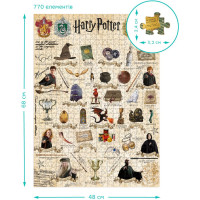 DODO Puzzle Harry Potter: Manuál pre kúzelníkov 770 dielikov