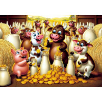 ART PUZZLE Puzzle Mliečny poklad 25 dielikov