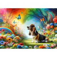 ART PUZZLE Puzzle Motýlí návštevník 25 dielikov