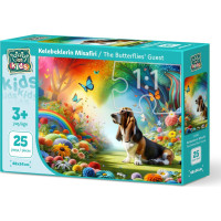 ART PUZZLE Puzzle Motýlí návštevník 25 dielikov