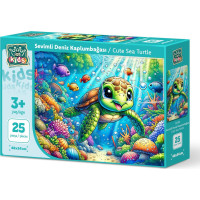 ART PUZZLE Puzzle Roztomilá morská korytnačka 25 dielikov