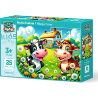 ART PUZZLE Puzzle Šťastné kravičky 25 dielikov