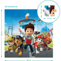DODO Puzzle Tlapková patrola: Pripravenie do akcie 3v1 (25,36,54 dielikov)