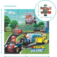 DODO Puzzle Tlapková patrola: Pripravenie do akcie 3v1 (25,36,54 dielikov)