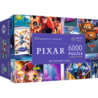 TREFL Puzzle UFT Epická animovaná galéria Disney Pixar 6000 dielikov