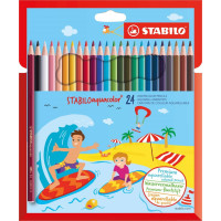 STABILO Súprava pasteliek Aquacolor 24ks