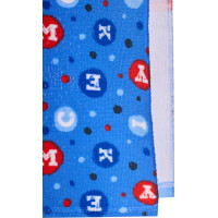 Detská rýchloschnúca osuška s kapucňou MICKEY MOUSE 50x100 cm - modrá