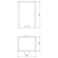 Sapho Odpadkový kôš 12l, Soft Close, nerez mat DR102