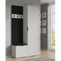 Čalúnený panel CLIF - 50 cm - čierny