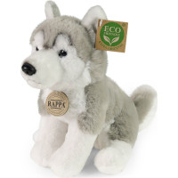 Rappa Plyšový pes husky sediaci 23 cm SOFT COLLECTION, ECO-FRIENDLY