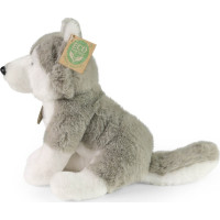 Rappa Plyšový pes husky sediaci 23 cm SOFT COLLECTION, ECO-FRIENDLY