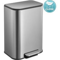 Sapho Odpadkový kôš 12l, Soft Close, nerez mat DR102