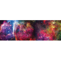 INTERDRUK Panoramatické puzzle: Galaxy: Vesmír 1000 dielikov