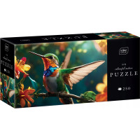 INTERDRUK Puzzle Colorful Nature: Kolibrík 250 dielikov
