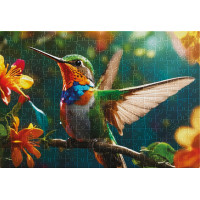 INTERDRUK Puzzle Colorful Nature: Kolibrík 250 dielikov