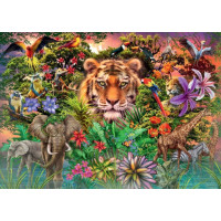 RAVENSBURGER Puzzle Exotické zvieratá 1000 dielikov