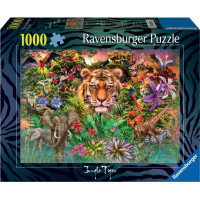 RAVENSBURGER Puzzle Exotické zvieratá 1000 dielikov