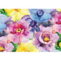 INTERDRUK Puzzle Flowers: Farebné kvety 500 dielikov