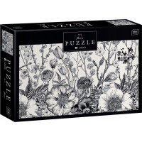 INTERDRUK Puzzle Flowers: Jarné kvety 1000 dielikov