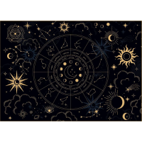 INTERDRUK Puzzle Galaxy: Zverokruh 1000 dielikov