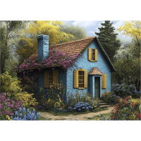 DINO Puzzle Modrý domček 500 dielikov