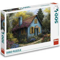 DINO Puzzle Modrý domček 500 dielikov