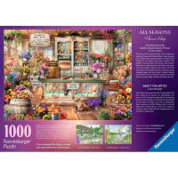 RAVENSBURGER Puzzle Romantické kvetinárstvo 1000 dielikov