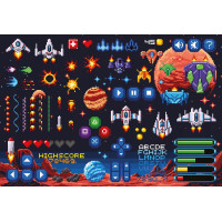 INTERDRUK Puzzle so samolepkami Hra 250 dielikov