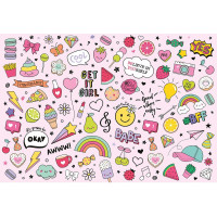 INTERDRUK Puzzle so samolepkami Ikony 250 dielikov