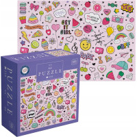 INTERDRUK Puzzle so samolepkami Ikony 250 dielikov