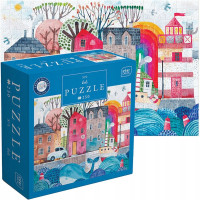 INTERDRUK Puzzle so samolepkami Prístav 250 dielikov