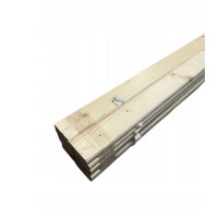 Detská posteľ z masívu borovice FRANK - 200x90 cm - šedá