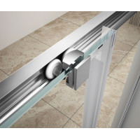 Aqualine UGGA posuvné sprchové dvere 1200mm, číre sklo ATS120