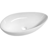 Sapho OVALI keramické umývadlo 61x34cm, biela TU0721