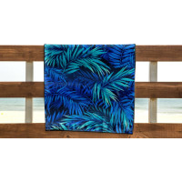 Rýchloschnúca plážová osuška 210x75 cm - Blue Passion