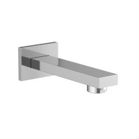 Sapho Nástenná výtoková hubica, hranatá, 160mm, chróm BO411