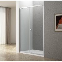 Aqualine UGGA posuvné sprchové dvere 1100mm, číre sklo ATS110